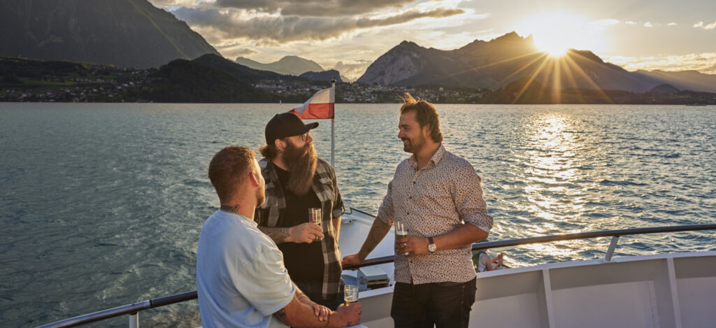 Sunset Boat Cruise on the Lake of Thun A Relaxing Way to end your Adventurous Interlaken day