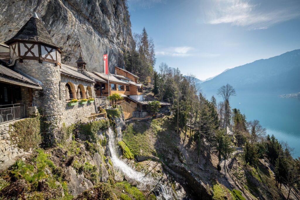 Lake-ing it in Interlaken the best water lake activities in Summer Switzerland Beatus caves Neuhaus walk trail (2)