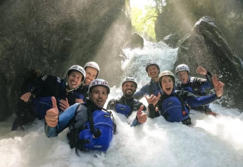 Lake-ing it in Interlaken the best water lake activities in Summer Switzerland canyoning swimming sup sunset 3
