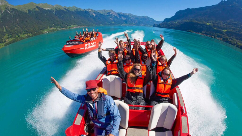 Lake-ing it in Interlaken the best water lake activities in Summer Switzerland jetboat boat sup swimming sip